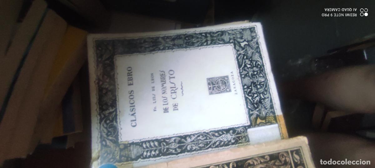 Libros de segunda mano: Cl&aacute;sicos Ebro.- De los nombres de Cristo