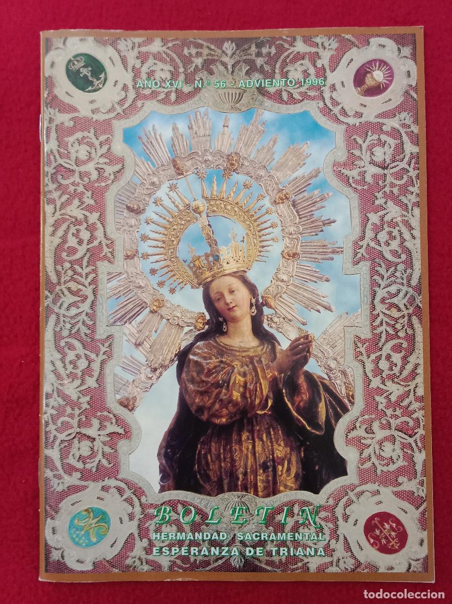 Libros de segunda mano: Bolet&iacute;n - Hermandad de la Esperanza de Triana - N&ordm;. 56 - A&ntilde;o XVI - Adviento, 1996
