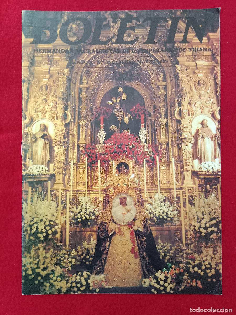 Libros de segunda mano: Bolet&iacute;n - Hermandad de la Esperanza de Triana - N&ordm;. 33 - A&ntilde;o X - Febrero, Marzo 1989