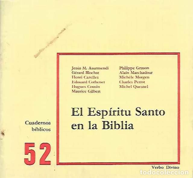 Libros de segunda mano: El Esp&iacute;ritu Santo en la Biblia - VV. AA.