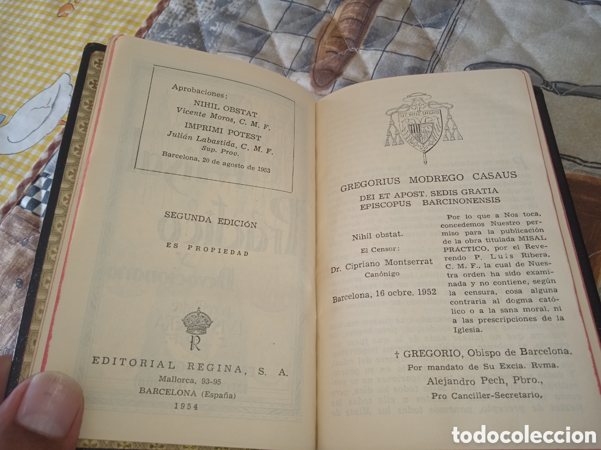 Libros de segunda mano: MISAL PRACTICO Y DEVOCIONARIO, L. RIBERA, 1954, LR - Foto 9