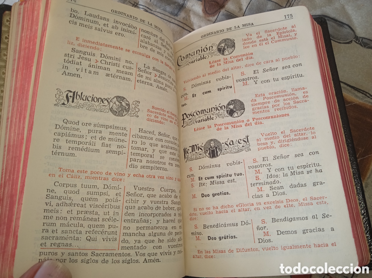 Libros de segunda mano: MISAL PRACTICO Y DEVOCIONARIO, L. RIBERA, 1954, LR - Foto 11