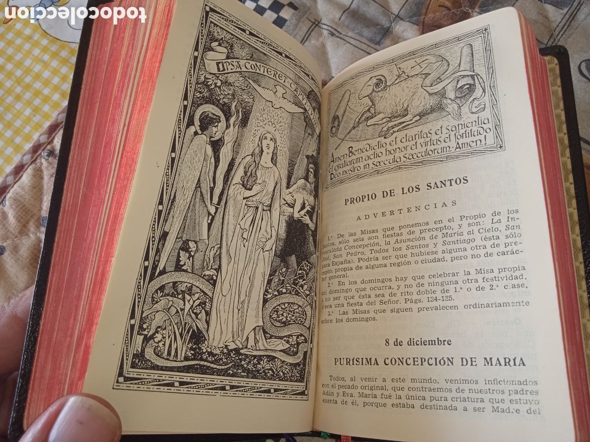 Libros de segunda mano: MISAL PRACTICO Y DEVOCIONARIO, L. RIBERA, 1954, LR - Foto 14
