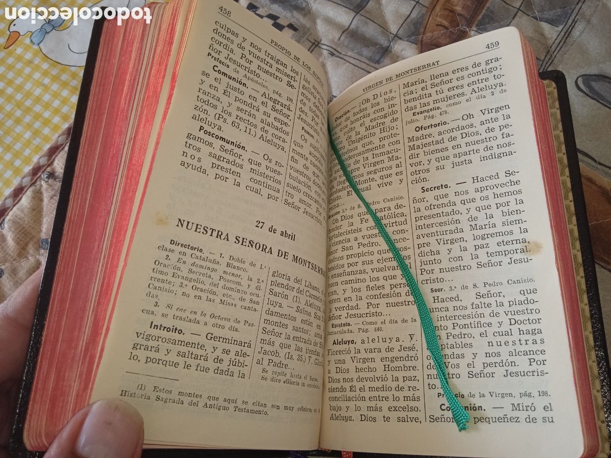 Libros de segunda mano: MISAL PRACTICO Y DEVOCIONARIO, L. RIBERA, 1954, LR - Foto 15