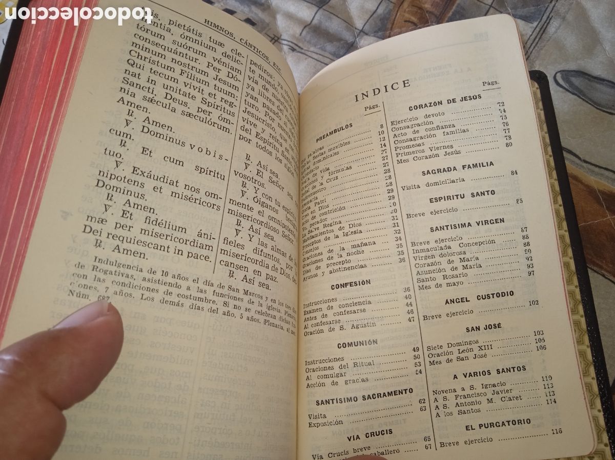 Libros de segunda mano: MISAL PRACTICO Y DEVOCIONARIO, L. RIBERA, 1954, LR - Foto 17