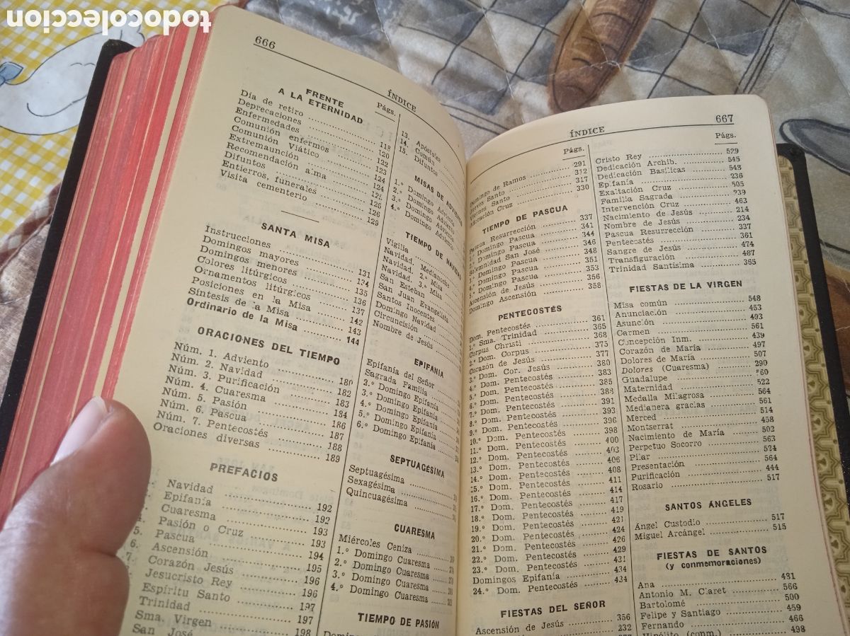 Libros de segunda mano: MISAL PRACTICO Y DEVOCIONARIO, L. RIBERA, 1954, LR - Foto 18
