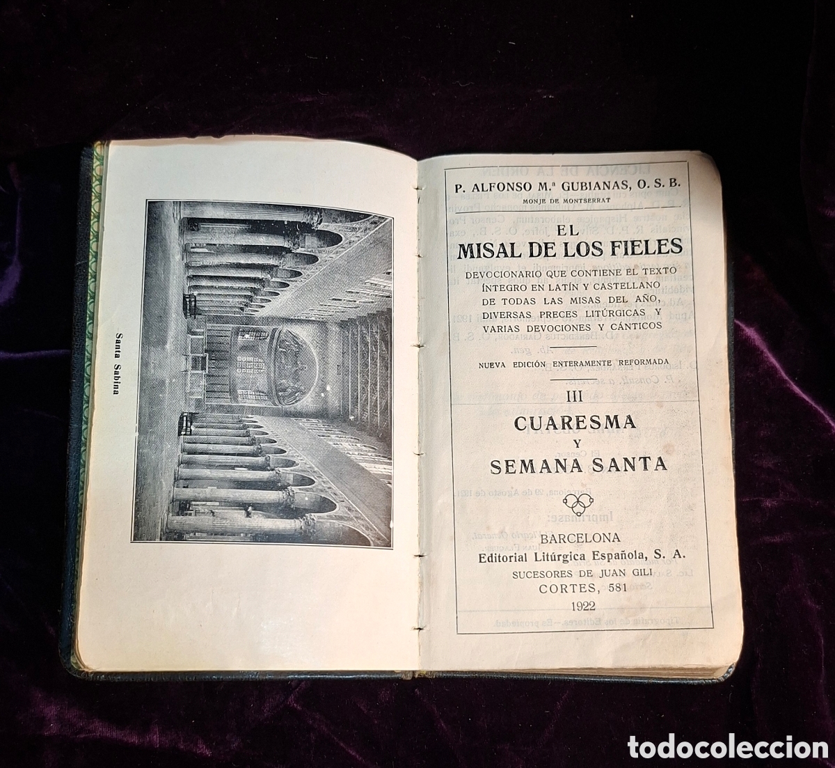 Libros de segunda mano: Misal de los Fieles, 1922 - Foto 3