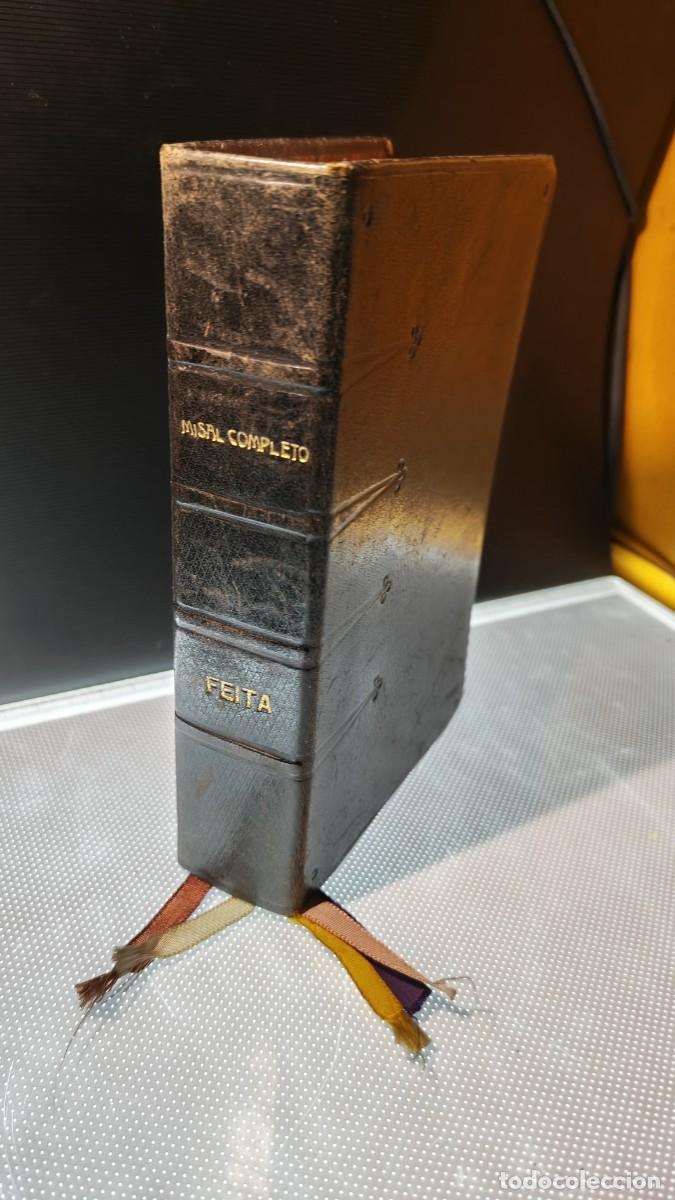 Libros de segunda mano: &rdquo;Misal Completo Latino-Espa&ntilde;ol para uso diario de los fieles&rdquo;. 1939.