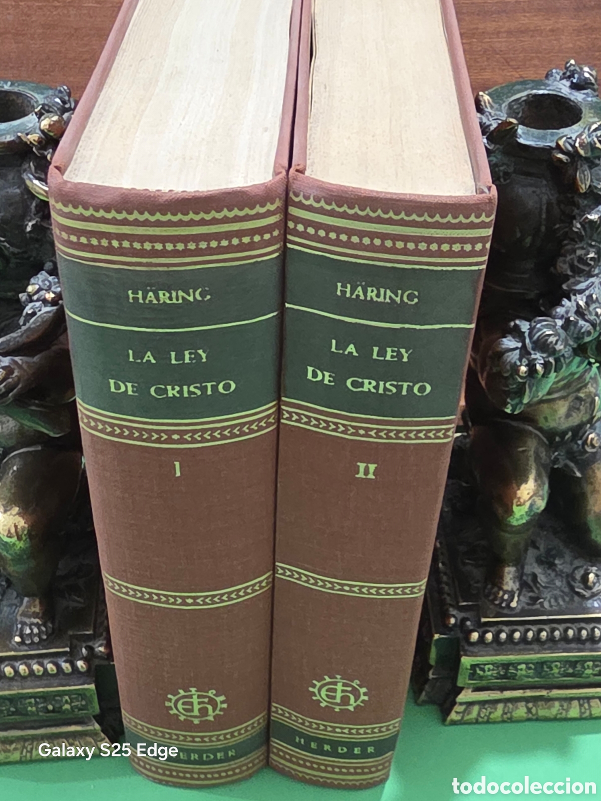 Libros de segunda mano: &rdquo;&rdquo;LA LEY DE CRISTO&rdquo;&rdquo;...DOS VOL&Uacute;MENES...BERNHARD H&Aacute;RING...EDITORIAL HERDER...1964...