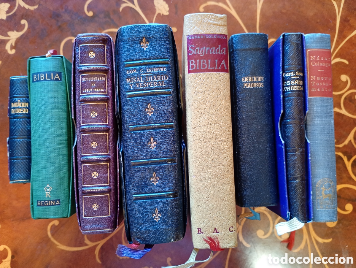 Libros de segunda mano: 8 libros de religi&oacute;n antiguos. Lote o separado