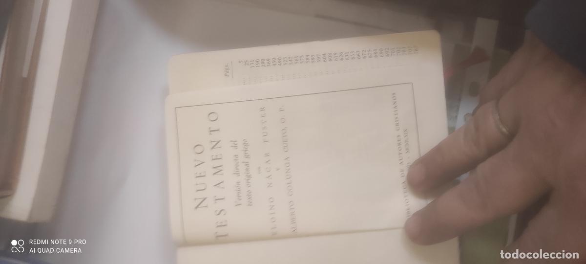 Libros de segunda mano: Nuevo Testamento N&aacute;car y Colunga
