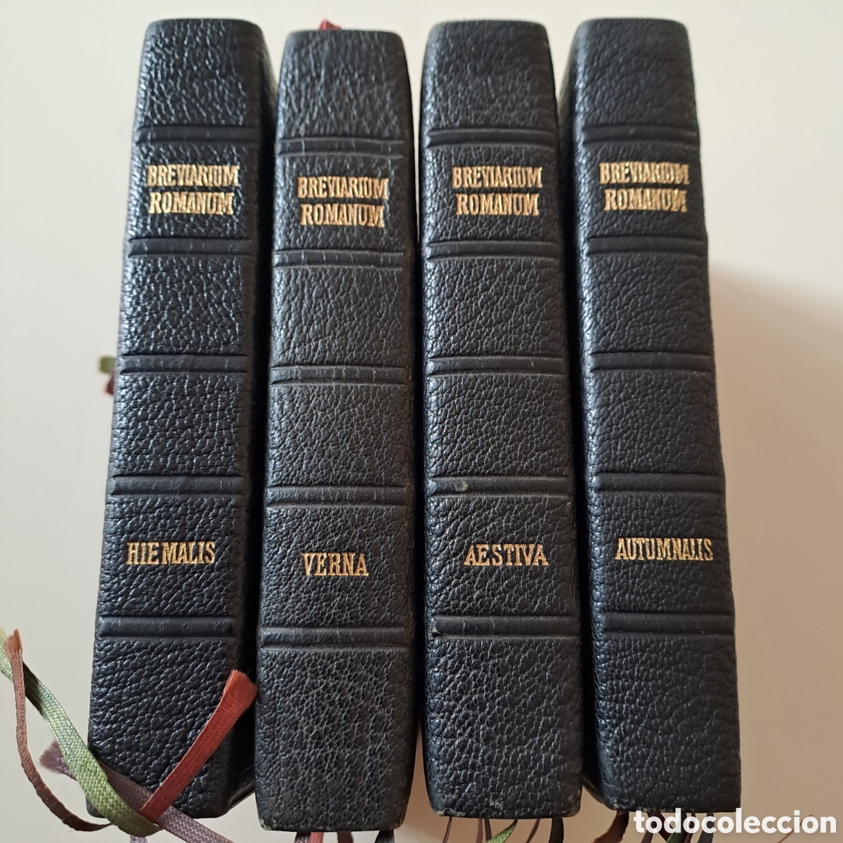 Libros de segunda mano: BREVIARIUM ROMANUM, 4 TOMOS. PAPA PIO XII, A&Ntilde;O 1945. EDITORIAL DESCL&Eacute;E.