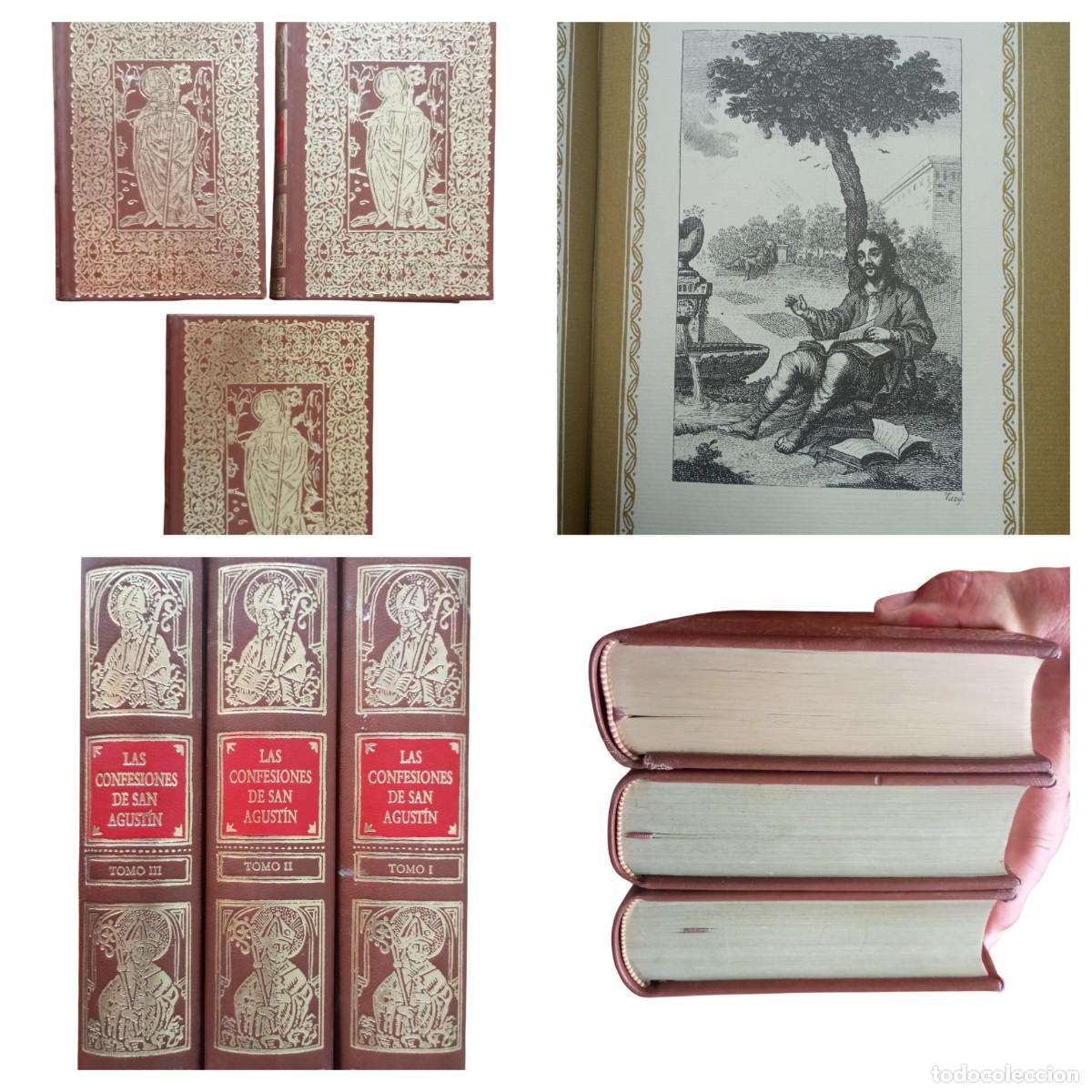 Libros de segunda mano: LAS CONFESIONES DE SAN AGUSTIN EDICION BIBLIOFILO PAPEL DE HILO U8