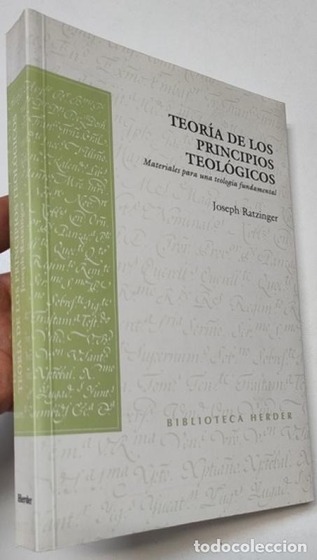 Gebrauchte B&uuml;cher: Teor&iacute;a de los principios teol&oacute;gicos - Joseph Ratzinger