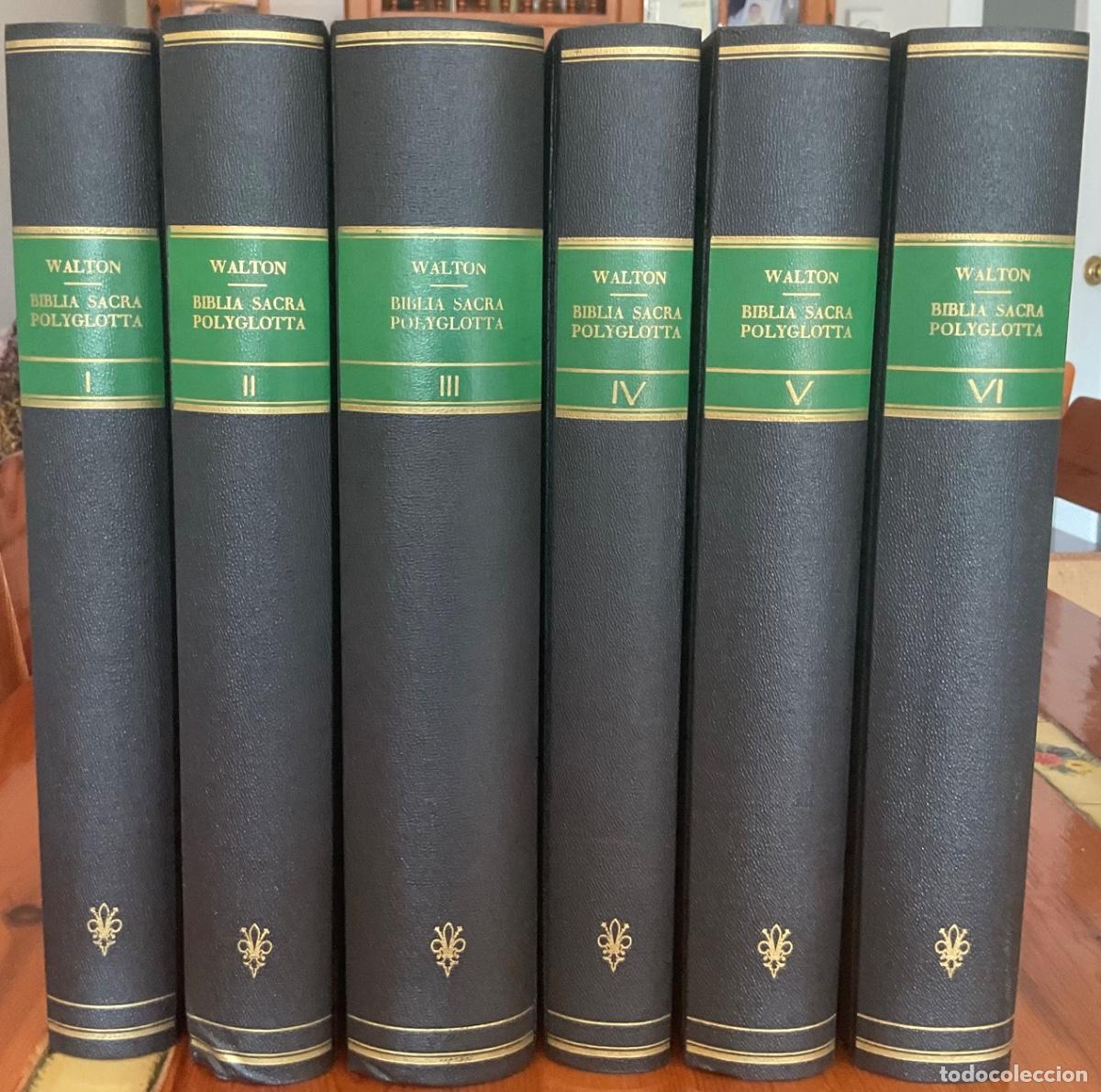 Libros de segunda mano: Biblia Sacra Polyglotta &ndash; Brian Walton &ndash; Facs&iacute;mil complet (6 volums) &ndash; Graz, 1964
