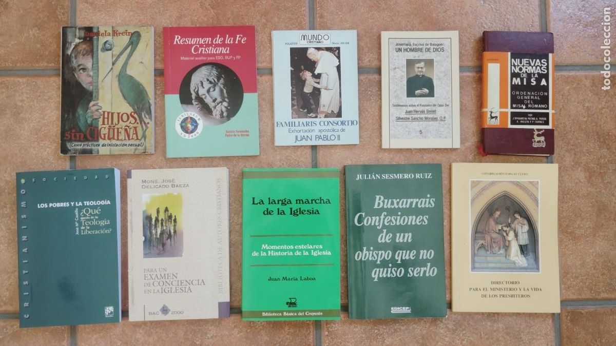 Libros de segunda mano: RELIGION.-LIBROS.-GRAN LOTE DE 50 LIBROS RELIGIOSOS.