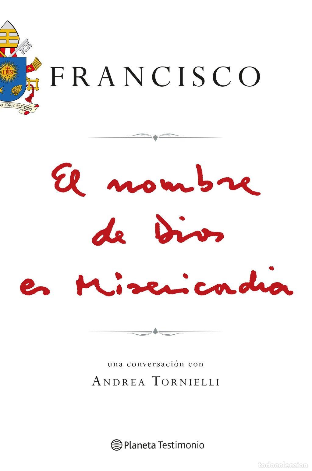 Libros de segunda mano: El Nombre de Dios Es Misericordia - Cabr&eacute; Castells, Maria Angeles - Editorial Planeta - Testimonio