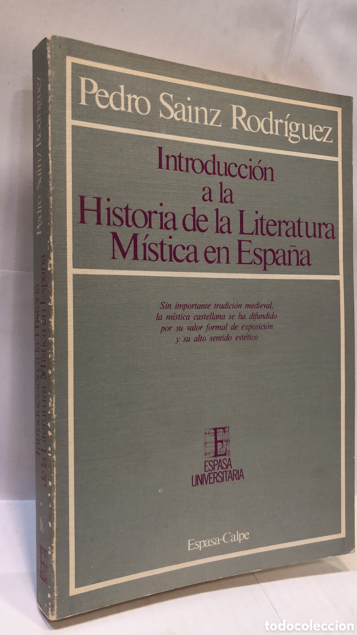 Libri di seconda mano: Introducci&oacute;n a la Historia de la Literatura M&iacute;stica en Espana - Pedro Sainz Rodr&iacute;guez