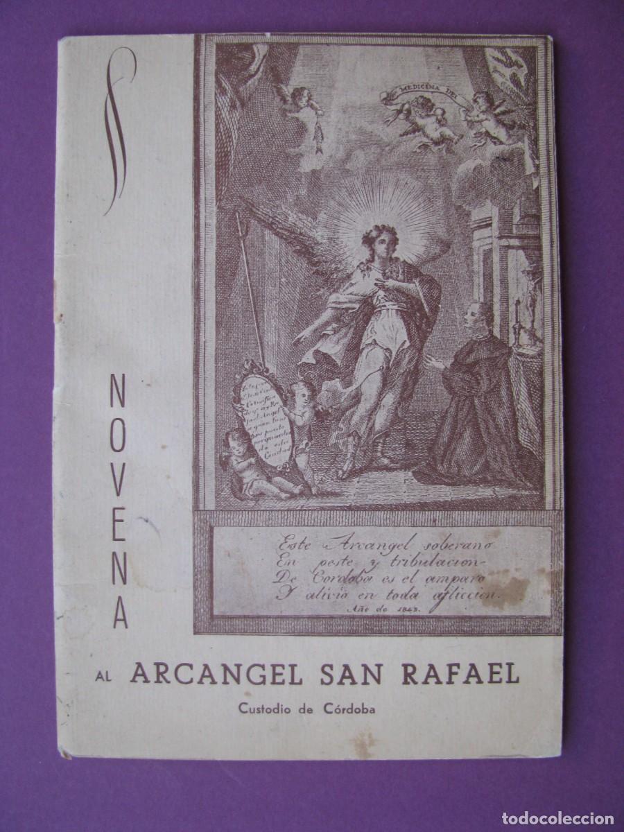 Libros de segunda mano: NOVENA AL ARCANGEL SAN RAFAEL. CUSTODIA DE CORDOBA. 1951.