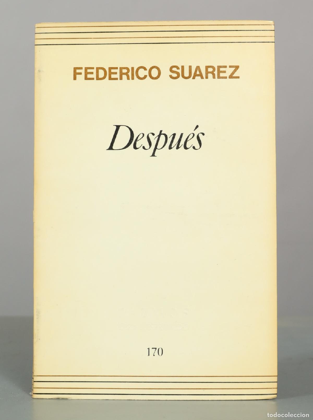 Libros de segunda mano: FEDERICO SUAREZ Despues RIALP