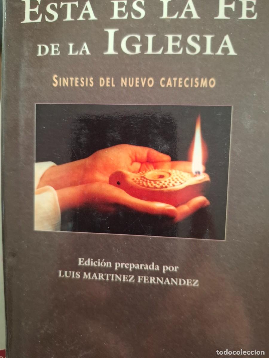 Livros em segunda m&atilde;o: esta es la fe de la Iglesia s&iacute;ntesis del nuevo catecismo Luis Mart&iacute;nez Fern&aacute;ndez
