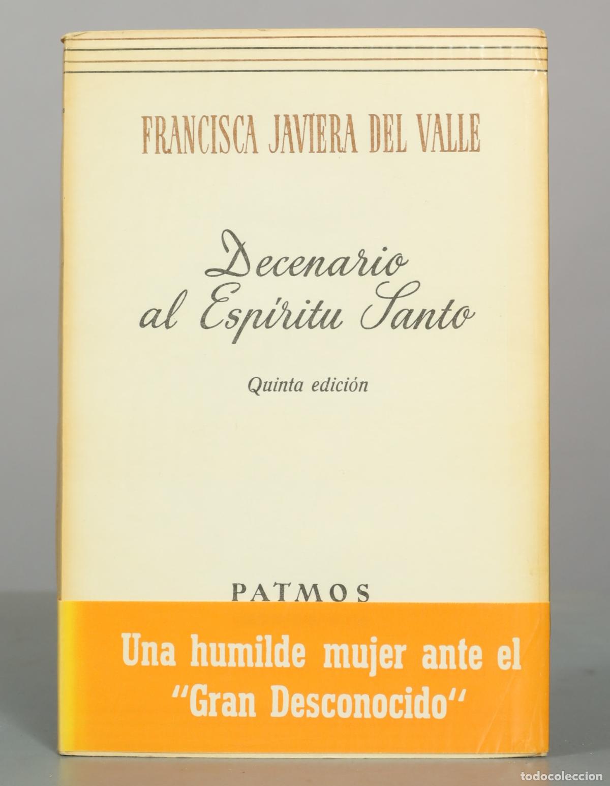 Libros de segunda mano: Decenario al Esp&iacute;ritu Santo - Francisca Javiera del Valle - Ediciones Rialp