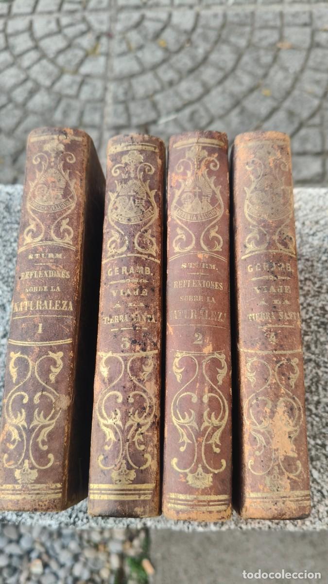 Libros de segunda mano: 4 tomo la tierra santa 1850 tr&egrave;s bon &eacute;tat de conservation