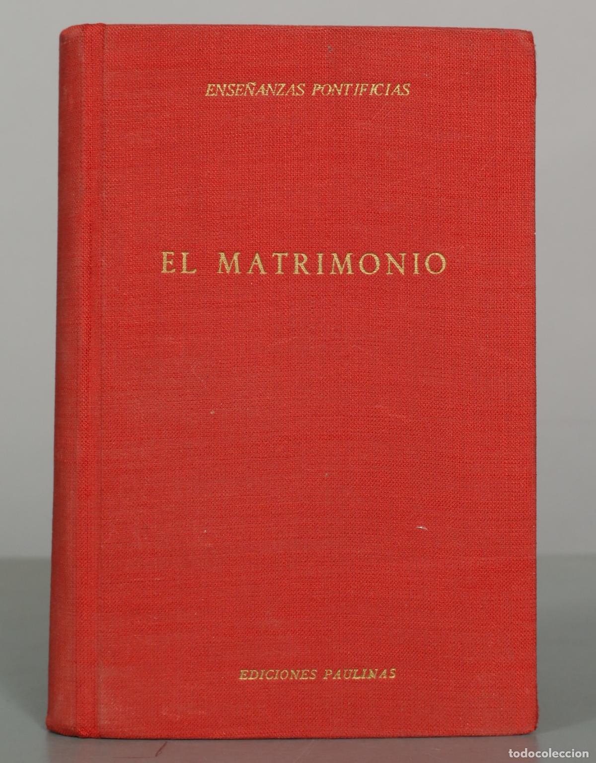 Libros de segunda mano: El Matrimonio - Ediciones Paulinas