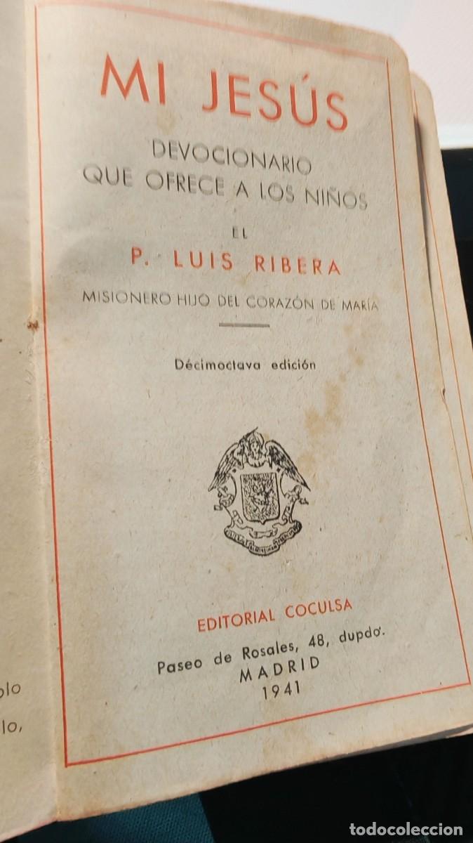 Libros de segunda mano: &rdquo;Mi Jes&uacute;s&rdquo;, un devocionario infantil impreso en Espa&ntilde;a durante la posguerra.