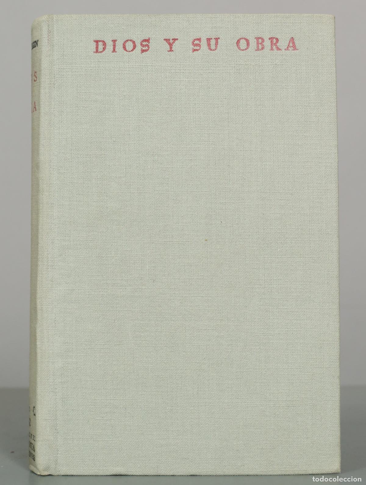 Libros de segunda mano: Dios y su obra - Antonio Royo Mar&iacute;n - Biblioteca de Autores Cristianos. 1963