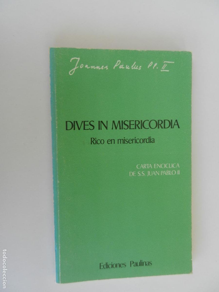 Libros de segunda mano: DIVES IN MISERICORDIA - RICO EN MISERICORDIA - CARTA ENCICLICA - JUAN PABLO II - EDC PAULINAS 1980