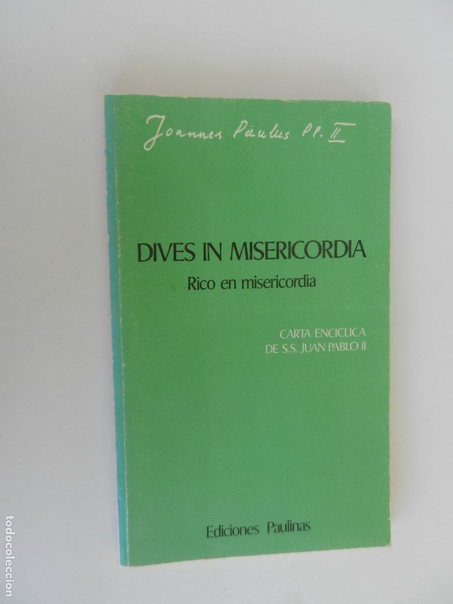 Libros de segunda mano: DIVES IN MISERICORDIA - RICO EN MISERICORDIA - CARTA ENCICLICA - JUAN PABLO II - EDC PAULINAS 1980
