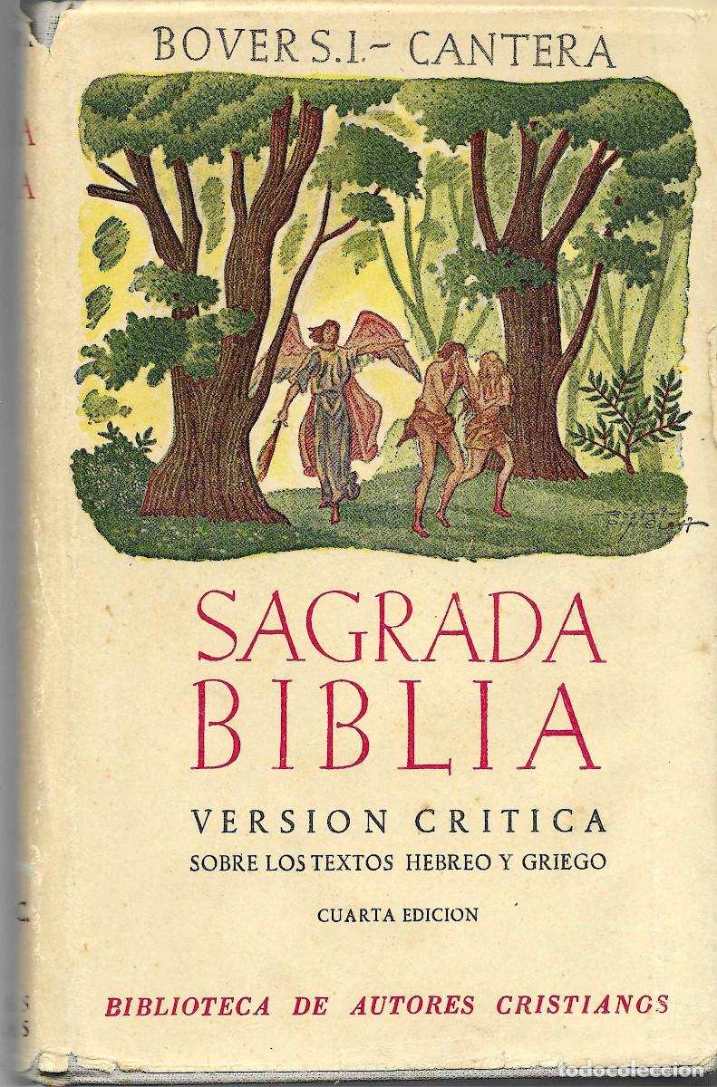 Libros de segunda mano: Sagrada Biblia versi&oacute;n cr&iacute;tica sobre los textos hebreo y griego