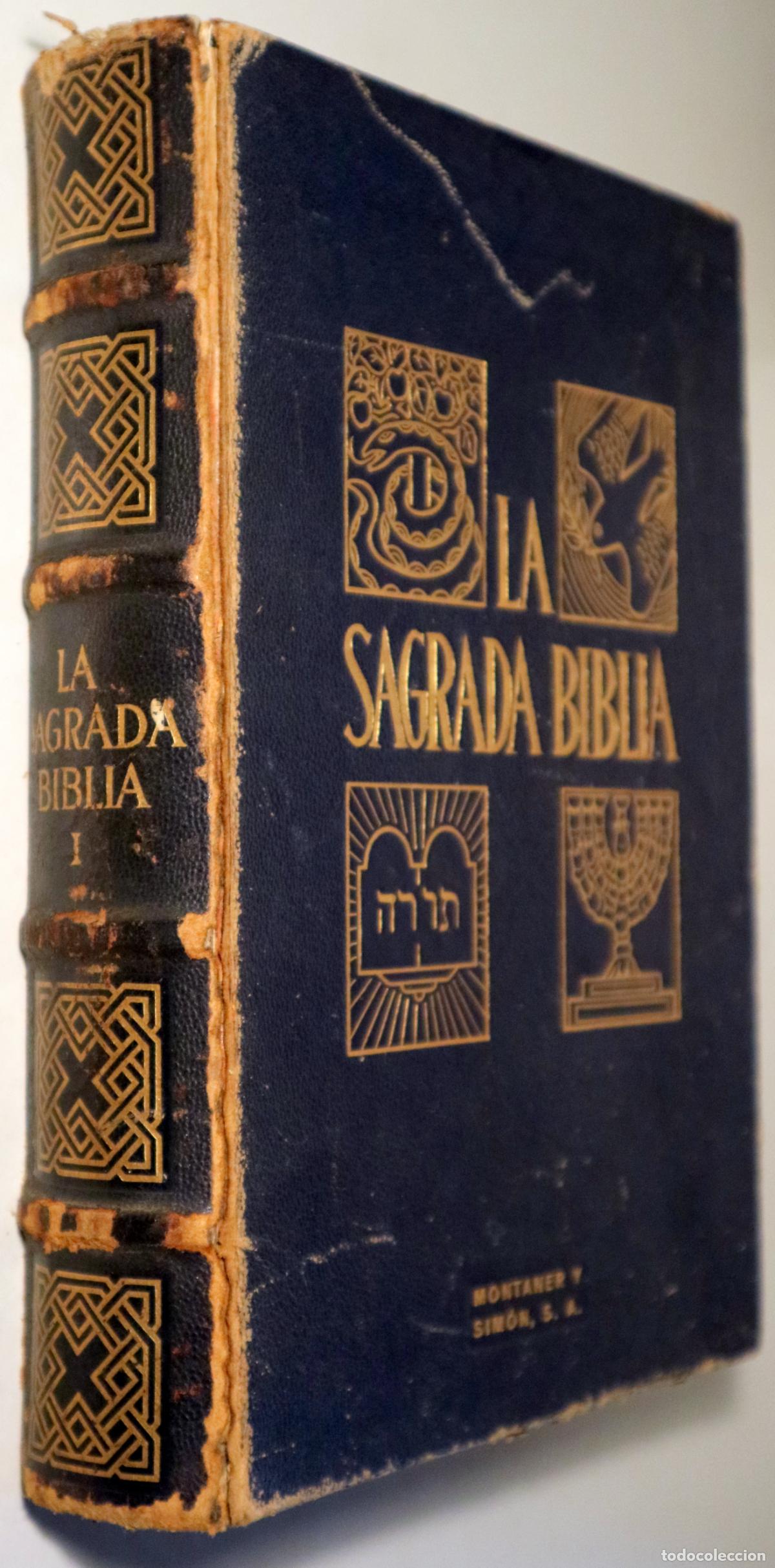 Gebrauchte B&uuml;cher: LA SAGRADA BIBLIA. Tomo I. Antiguo testamento. Pentateuco. Libros hist&oacute;ricos - Barcelona 1961. Muy i