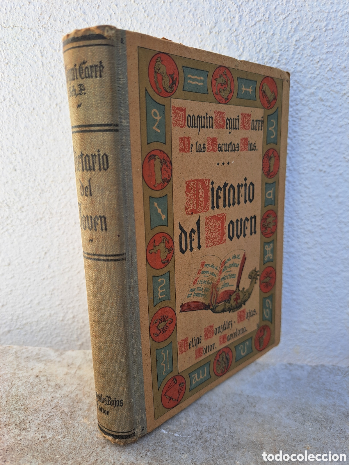 Libros de segunda mano: DIETARIO DEL JOVEN - JOAQU&Iacute;N SEGU&Iacute; CARR&Eacute; - 1942, 1a EDICION, BARCELONA