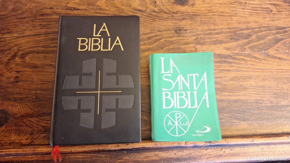 Libros de segunda mano: Lote La Biblia y La Santa Biblia