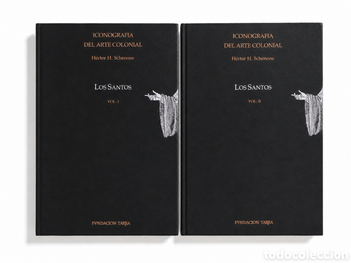 Libros de segunda mano: H&Eacute;CTOR H. SCHENONE &ndash; ICONOGRAF&Iacute;A DEL ARTE COLONIAL. LOS SANTOS. VOL. I Y II &ndash; 1ra. Edici&oacute;n &ndash; 1992