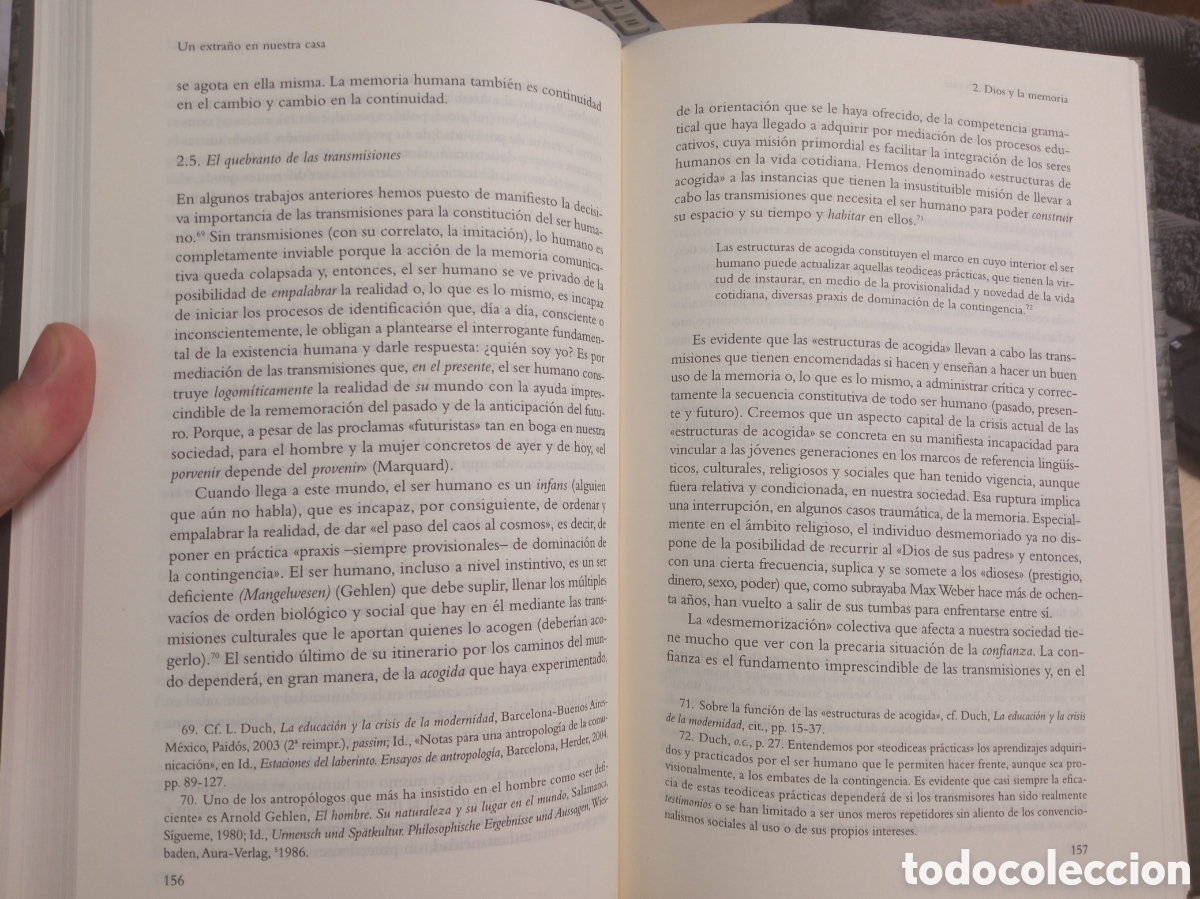 Libros de segunda mano: Un extra&ntilde;o en nuestra casa - Llu&iacute;s Duch - Foto 10