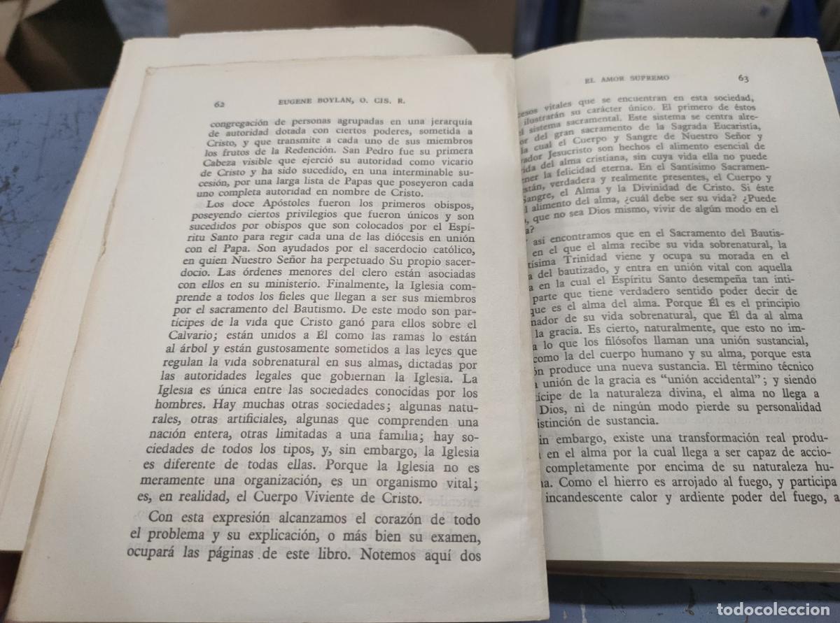 Libros de segunda mano: El amor supremo - Eugene Boylan - Ediciones Rialp