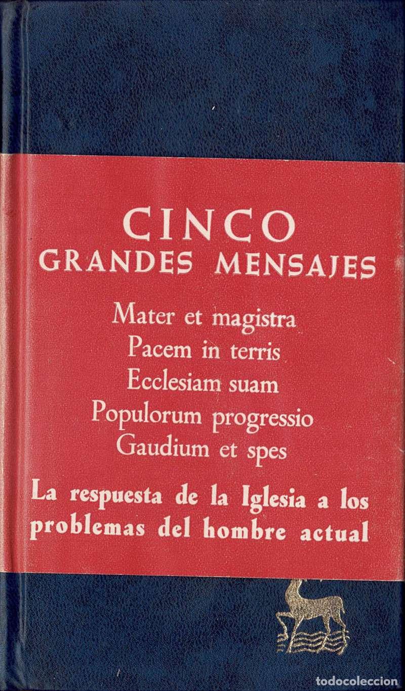 Libros de segunda mano: Cinco Grandes Mensajes - Jes&uacute;s Iribarren, Jos&eacute; Luis Guti&eacute;rrez Garc&iacute;a