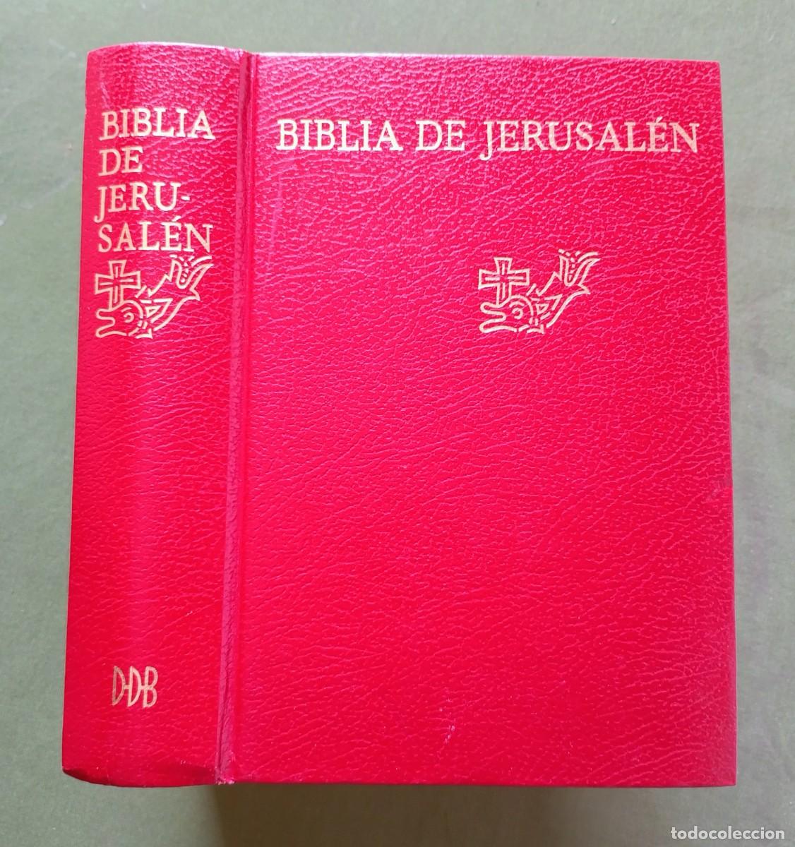 Libros de segunda mano: BIBLIA DE JERUSAL&Eacute;N - NUEVA EDICI&Oacute;N TOTALMENTE REVISADA Y AUMENTADA - DESCLEE DE BROUWER- 1975.