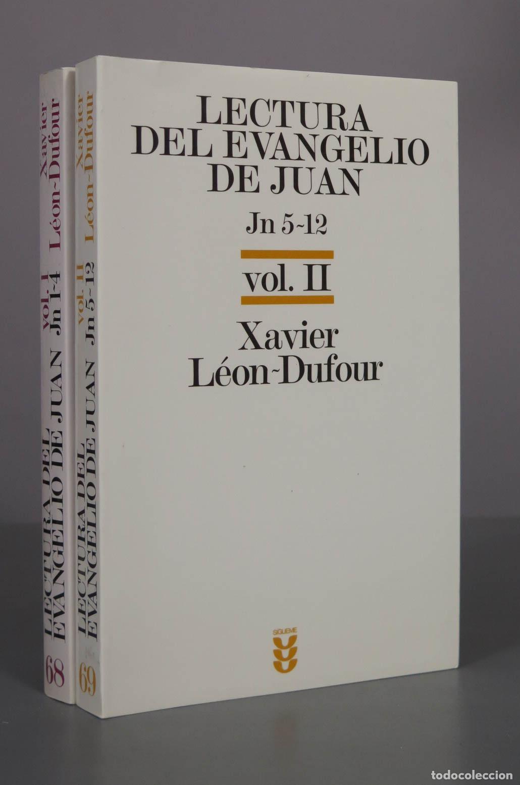 Libros de segunda mano: Lectura del Evangelio de Juan - Xavier L&eacute;on-Dufour - 2 TOMOS
