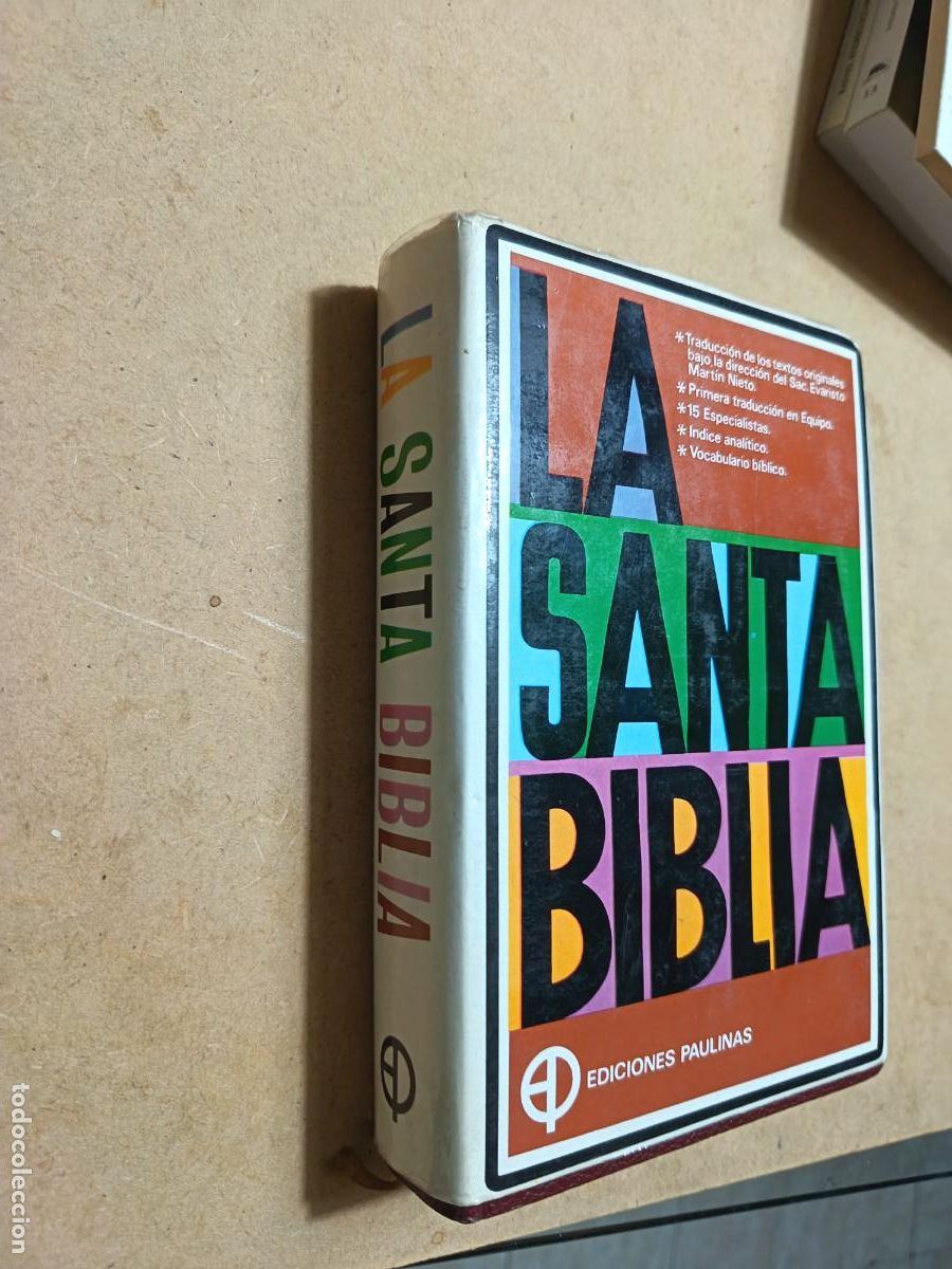 Libros de segunda mano: LA SANTA BIBLIA. ED. PAULINAS, 1964. 10&ordf; ED. 1520 PP. ILUSTRADO.