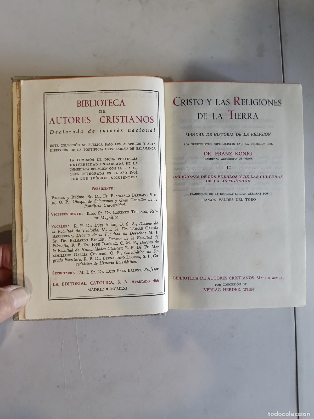 Libros de segunda mano: CRISTO Y LA RELIGIONES DE LA TIERRA II BAC N&ordm; 203