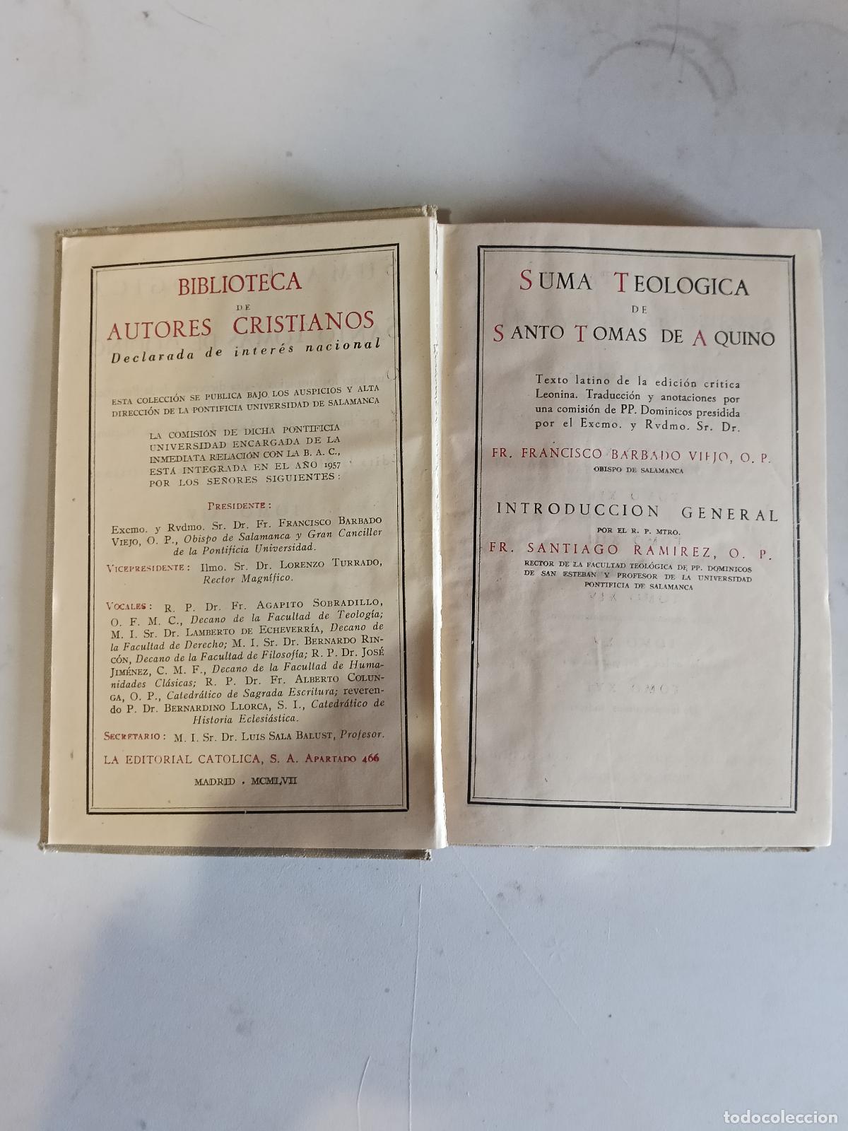 Libros de segunda mano: Suma Teol&oacute;gica (Tomo XIV) Sto. Tom&aacute;s de Aquino B.A.C. (Biblioteca de Autores Cristianos) N&ordm; 163