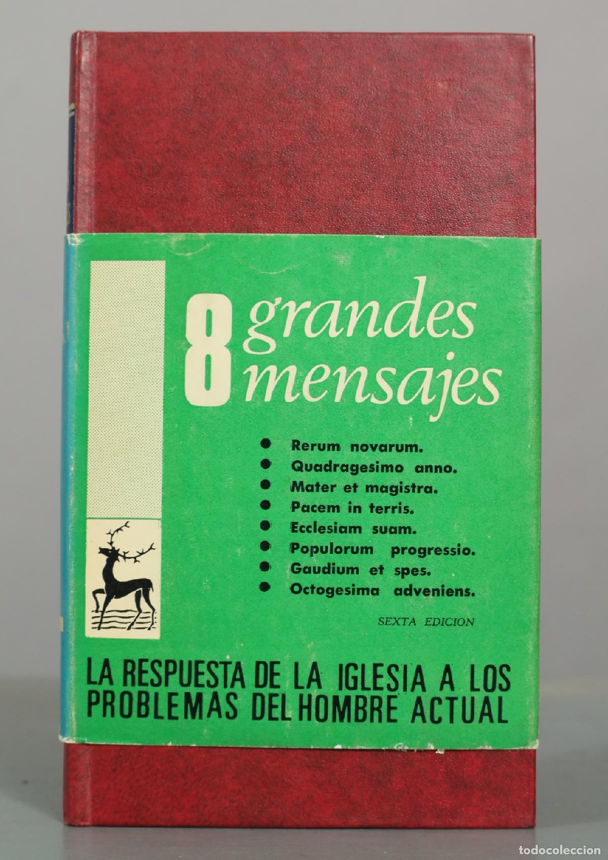 Libros de segunda mano: Ocho grandes mensajes - Jes&uacute;s Iribarren, Jos&eacute; Luis Guti&eacute;rrez Garc&iacute;a - Biblioteca de Autores 1974
