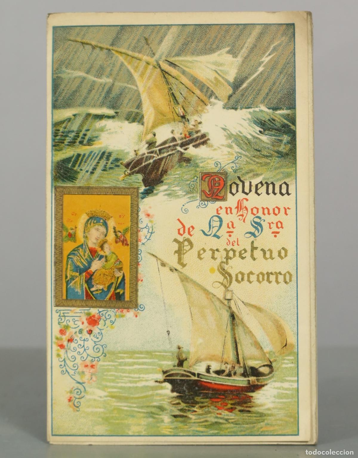 Libros de segunda mano: Novena en honor de Ntra. Sra. del Perpetuo Socorro - Padre Redentorista - 15.&ordf; edici&oacute;n - 1947