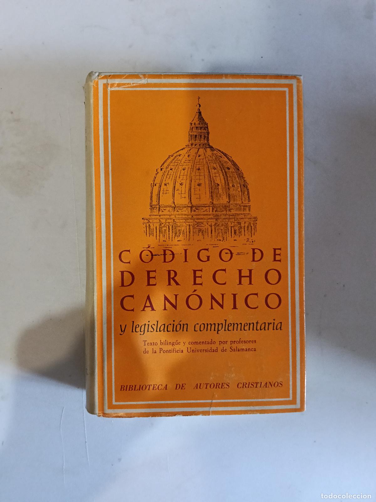 Libros de segunda mano: CODIGO DE DERECHO CANONICO Y LEGISLACION COMPLEMENTARIA I N&ordm; 7A