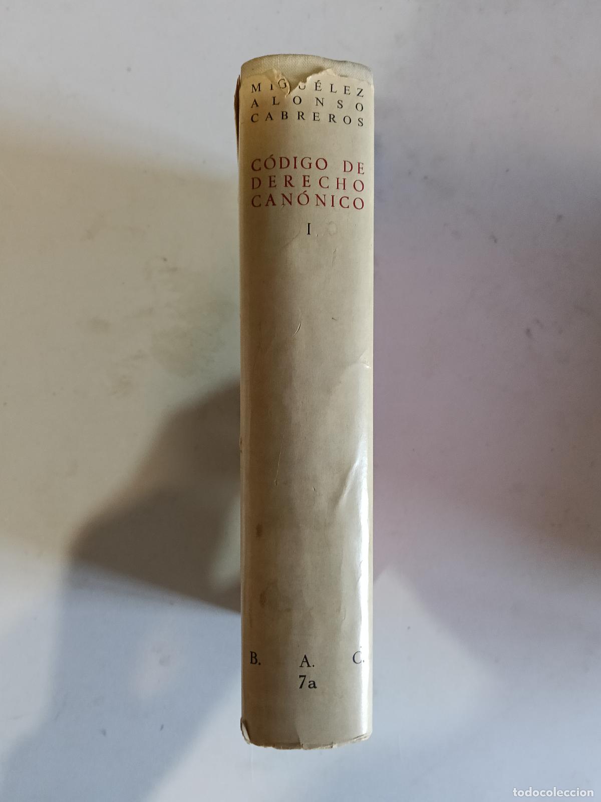 Libros de segunda mano: CODIGO DE DERECHO CANONICO Y LEGISLACION COMPLEMENTARIA I N&ordm; 7A - Foto 2