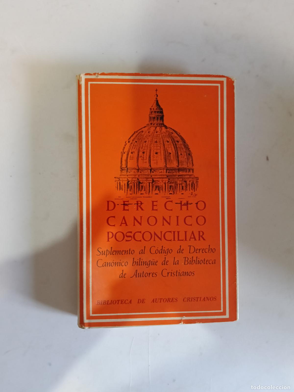 Libros de segunda mano: CODIGO DE DERECHO CANONICO Y LEGISLACION COMPLEMENTARIA II N&ordm; 7B
